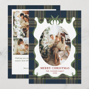 Cartes Pour Fêtes Annuelles Photo de Noël vintage funky rouge Coquette5