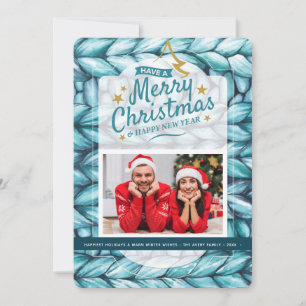 Cartes Pour Fêtes Annuelles Photo de Noël volée