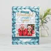 Cartes Pour Fêtes Annuelles Photo de Noël volée (Debout devant)