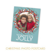 Cartes Pour Fêtes Annuelles Photo de Noël Wreath