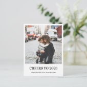 Cartes Pour Fêtes Annuelles Photo De Script Du Nouvel An 2026 (Debout devant)