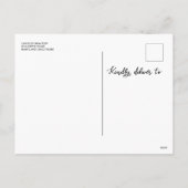 Cartes Pour Fêtes Annuelles Photo De Script Du Nouvel An 2026 (Dos)