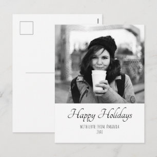Cartes Pour Fêtes Annuelles Photo de script tendance de coutume de Noël
