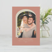 Cartes Pour Fêtes Annuelles Photo de Terre Cuite d'Arche Moderne Joyeux Tout (Debout devant)