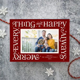 Cartes Pour Fêtes Annuelles Photo de tout joyeux et de toujours heureux