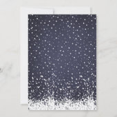 Cartes Pour Fêtes Annuelles Photo de typographie de bénédictions de Noël sous (Dos)