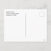 Cartes Pour Fêtes Annuelles Photo de vacances modifiable (Dos)