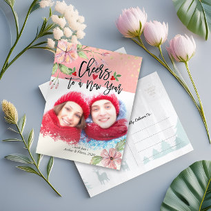 Cartes Pour Fêtes Annuelles Photo de voeux saisonniers pour le Nouvel An