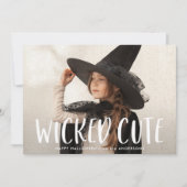Cartes Pour Fêtes Annuelles Photo de Wicked Cute Halloween (Devant)