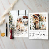 Cartes Pour Fêtes Annuelles Photo Décontractée moderne tendance Noël