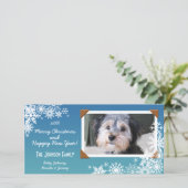 Cartes Pour Fêtes Annuelles Photo des Fêtes de Noël (Debout devant)