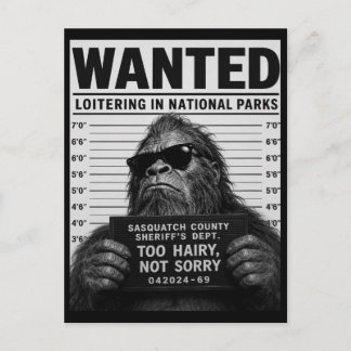 Cartes Pour Fêtes Annuelles Photo d'identité de Bigfoot 