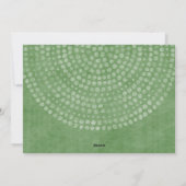 Cartes Pour Fêtes Annuelles Photo Dots de Noël modernes Bordure blanche le plu (Dos)