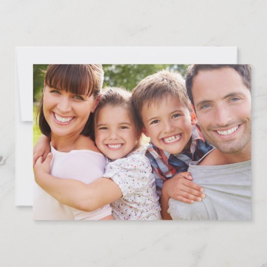 Cartes Pour Fêtes Annuelles Photo drôle rarement calme toujours lumineux (Dos)