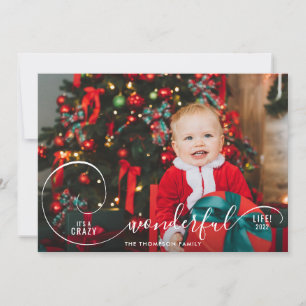 Cartes Pour Fêtes Annuelles Photo Élégant Fou Merveilleux