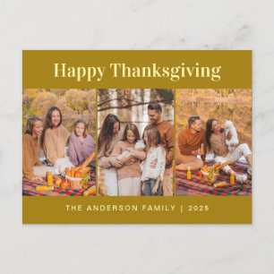 Cartes Pour Fêtes Annuelles Photo Elegant Moderne Bonne Action de Grâce Automn