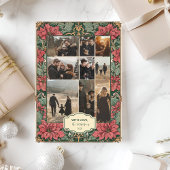 Cartes Pour Fêtes Annuelles Photo Elegant Poinsettia Noël