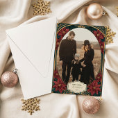 Cartes Pour Fêtes Annuelles Photo Emerald Baroque Christmas