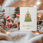 Cartes Pour Fêtes Annuelles Photo FGroovy Retro Bow Christmas