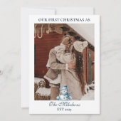 Cartes Pour Fêtes Annuelles Photo First Noël Together (Devant)