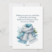 Cartes Pour Fêtes Annuelles Photo First Noël Together (Dos)