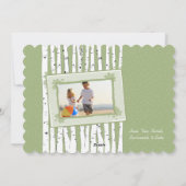 Cartes Pour Fêtes Annuelles Photo Forest Birry Tree Joyeux Noël (Dos)