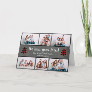 Cartes Pour Fêtes Annuelles Photo Funky Miss Tes Visages Masques Visage Noël