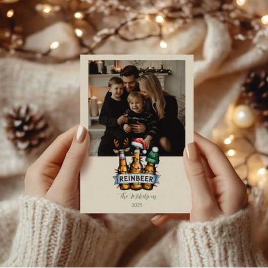 Cartes Pour Fêtes Annuelles Photo Funny Reinbeer Christmas