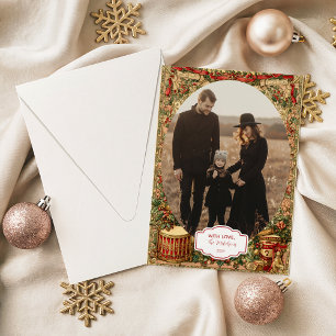 Cartes Pour Fêtes Annuelles Photo Guirlande de Fêtes Victorienne Noël