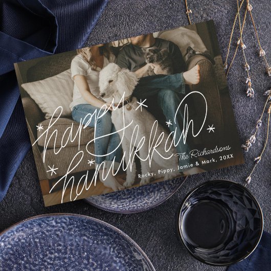 Cartes Pour Fêtes Annuelles Photo Hanoukka joyeuse