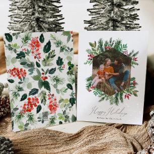 Cartes Pour Fêtes Annuelles Photo Happy Holidays Card