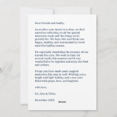 Cartes Pour Fêtes Annuelles PHOTO HEUREUSE HANOUKKA CUSTOM 6 Dessinée À LA MAI (Dos)