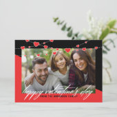 Cartes Pour Fêtes Annuelles Photo Heureuse Sainte-Valentin (Debout devant)