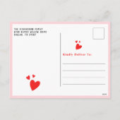 Cartes Pour Fêtes Annuelles Photo Heureuse Sainte-Valentin personnalisée moder (Dos)