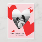 Cartes Pour Fêtes Annuelles Photo Heureuse Sainte-Valentin personnalisée moder (Devant)