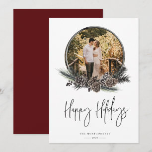 Cartes Pour Fêtes Annuelles Photo Holiday Card