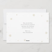 Cartes Pour Fêtes Annuelles Photo Holly Berries Script Merry Christmas Card (Dos)