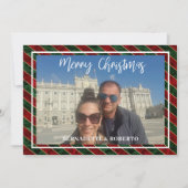 Cartes Pour Fêtes Annuelles Photo Horizontal Noël Appartement Vacances (Devant)