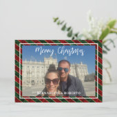 Cartes Pour Fêtes Annuelles Photo Horizontal Noël Appartement Vacances (Debout devant)