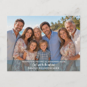 Cartes Pour Fêtes Annuelles Photo Horizontal ou Réunion de Famille Panoramique