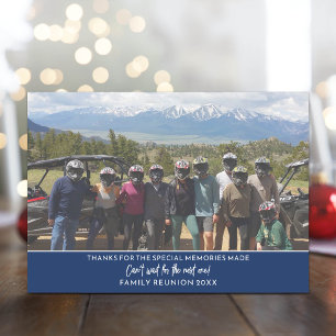 Cartes Pour Fêtes Annuelles Photo Horizontal pour Réunion de Famille