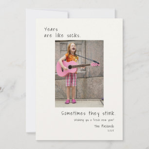 Cartes Pour Fêtes Annuelles Photo humoristique Nouvel An 