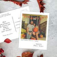 Photo Instantané Vintage - Guirlande de Feuilles d