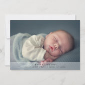 Cartes Pour Fêtes Annuelles Photo Joyeux et brillant Noël Naissance (Dos)