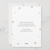 Cartes Pour Fêtes Annuelles Photo Joyeux Noël (Dos)