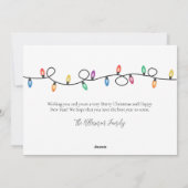 Cartes Pour Fêtes Annuelles Photo Joyeux Noël (Dos)