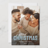 Cartes Pour Fêtes Annuelles Photo Joyeux Noël (Devant)