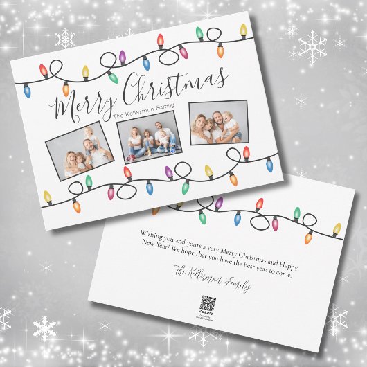 Cartes Pour Fêtes Annuelles Photo Joyeux Noël