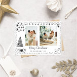 Cartes Pour Fêtes Annuelles Photo Joyeux Noël à la main<br><div class="desc">Célébrez la saison avec une carte Joyeuse de Noël "Modern Hand-Drawn Doodle". Ce design élégant présente des doodles fantaisistes, dessinés à la main comme des étoiles festives, des saints et des ornements, entourant votre photo préférée d'une manière ludique mais chic. Avec des lignes épurées et une touche minimaliste, les griffes...</div>