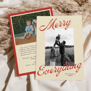 Cartes Pour Fêtes Annuelles Photo Joyeux Rétro Gras Tout